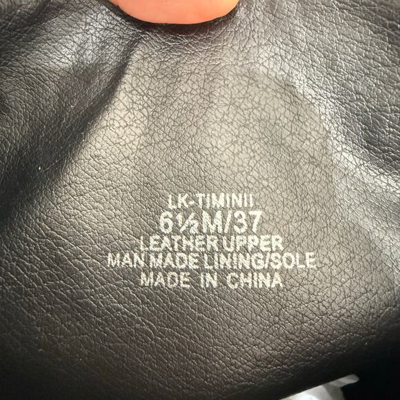 Lucky Brand LK-Timinii Black Leather Suede Tall Riding Boots Women's Size 6.5 - Picture 12 of 13